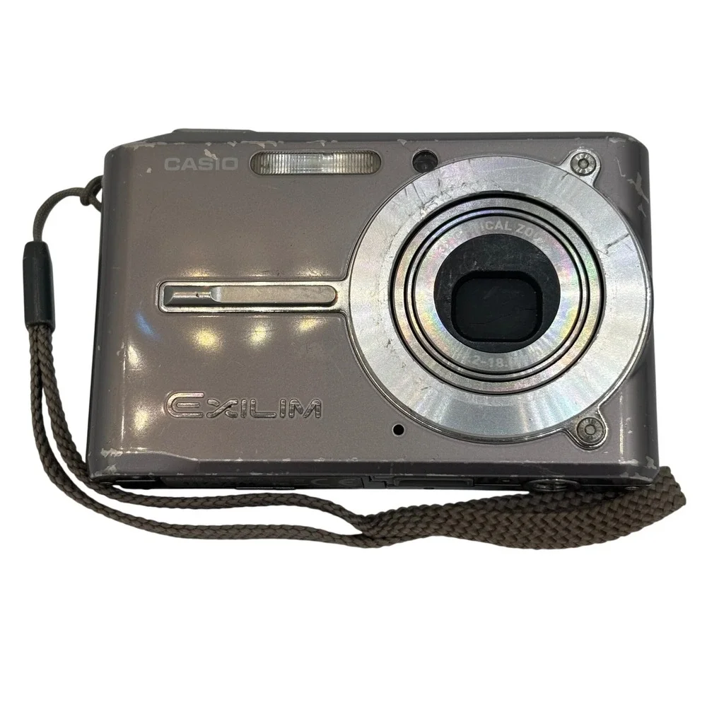 Casio Exilim Digital Camera Lot EX-Z60 Silver EX-S8 Grey Vintage Untested‎